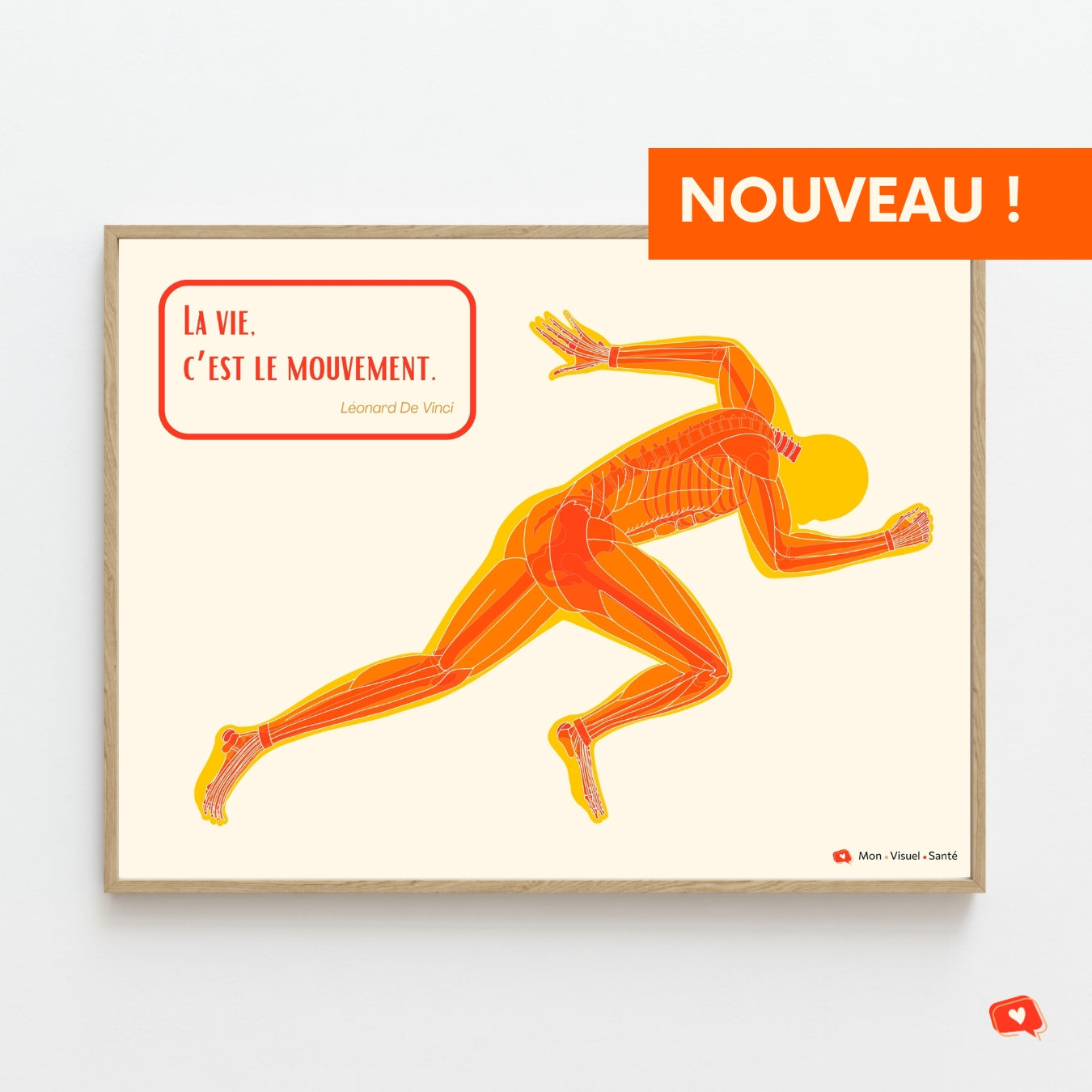 Affiche En Mouvement - Coureur