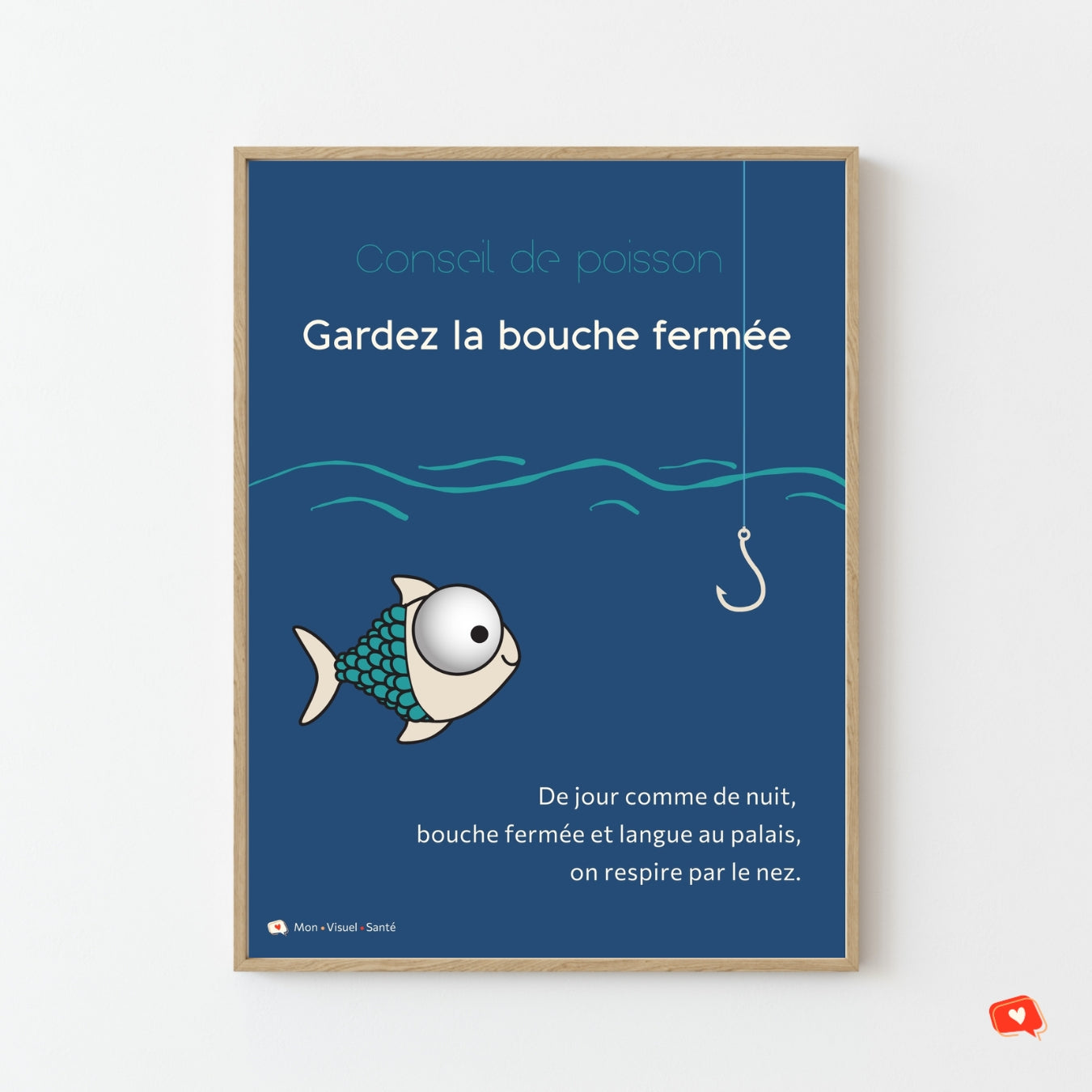 Affiche Respiration buccale - Conseil de poisson