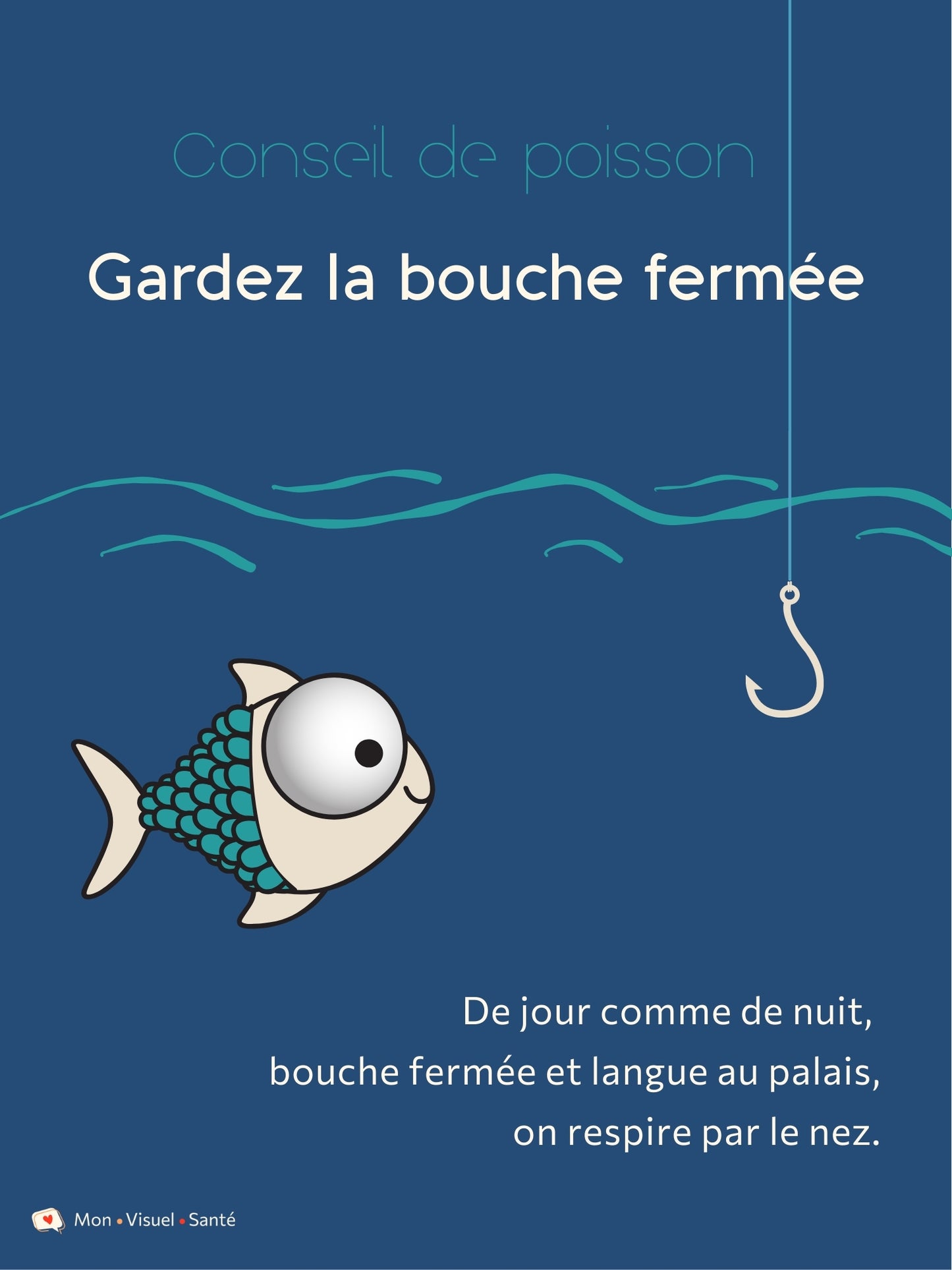 Affiche Respiration buccale - Conseil de poisson