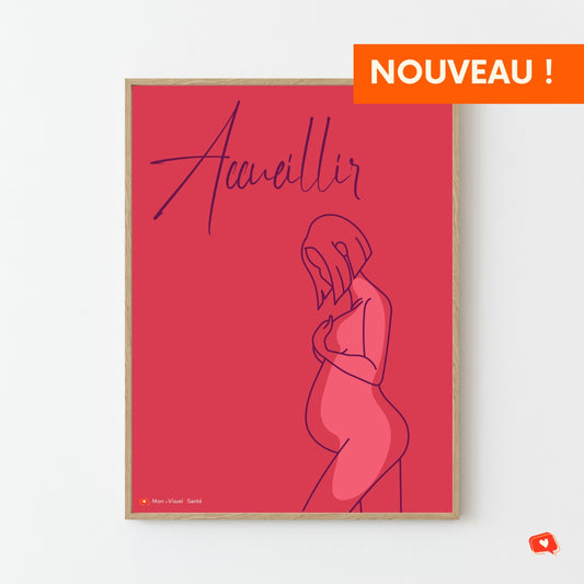 Affiche Instant Maternel - Accueillir