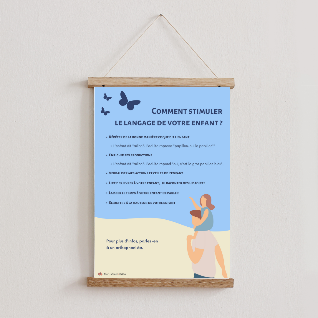 Affiche Stimuler le langage