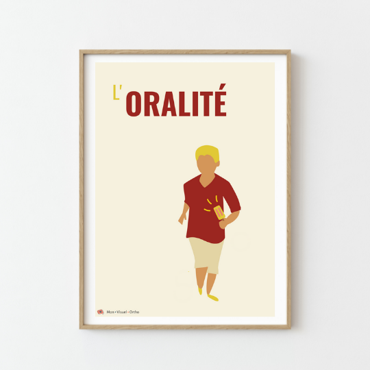 Affiche L'Oralité · Collection Jazz