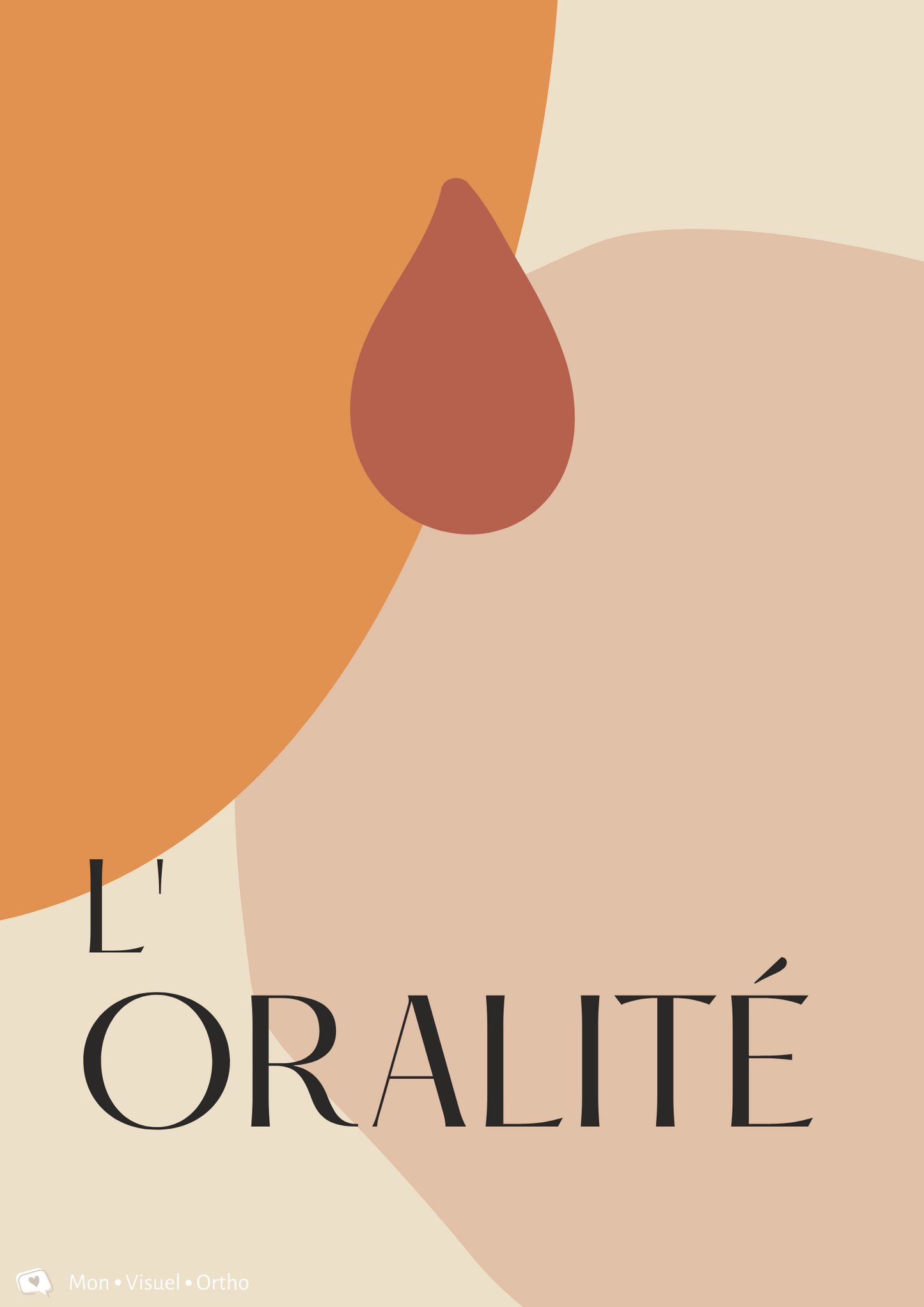 Affiche L'Oralité · Collection Terracotta