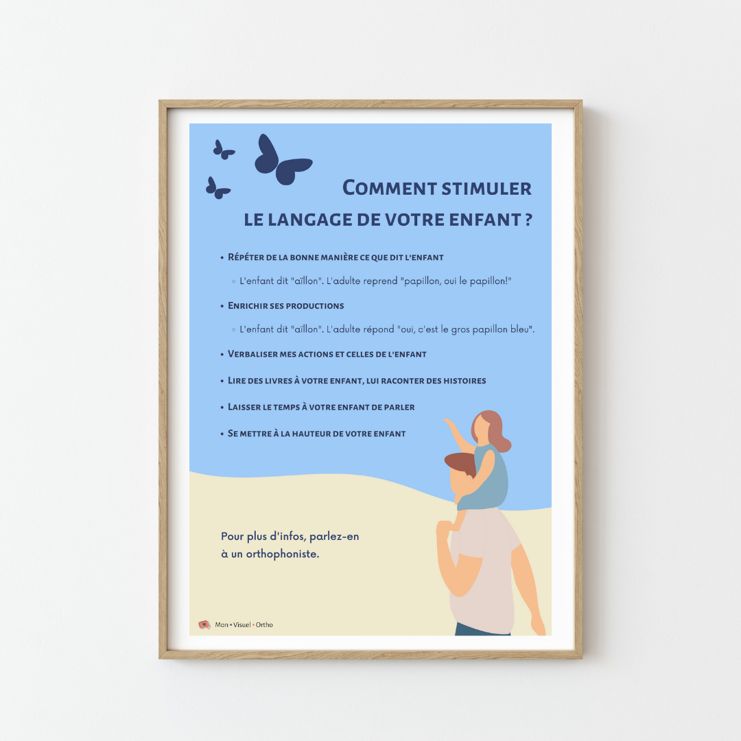 Affiche Stimuler le langage