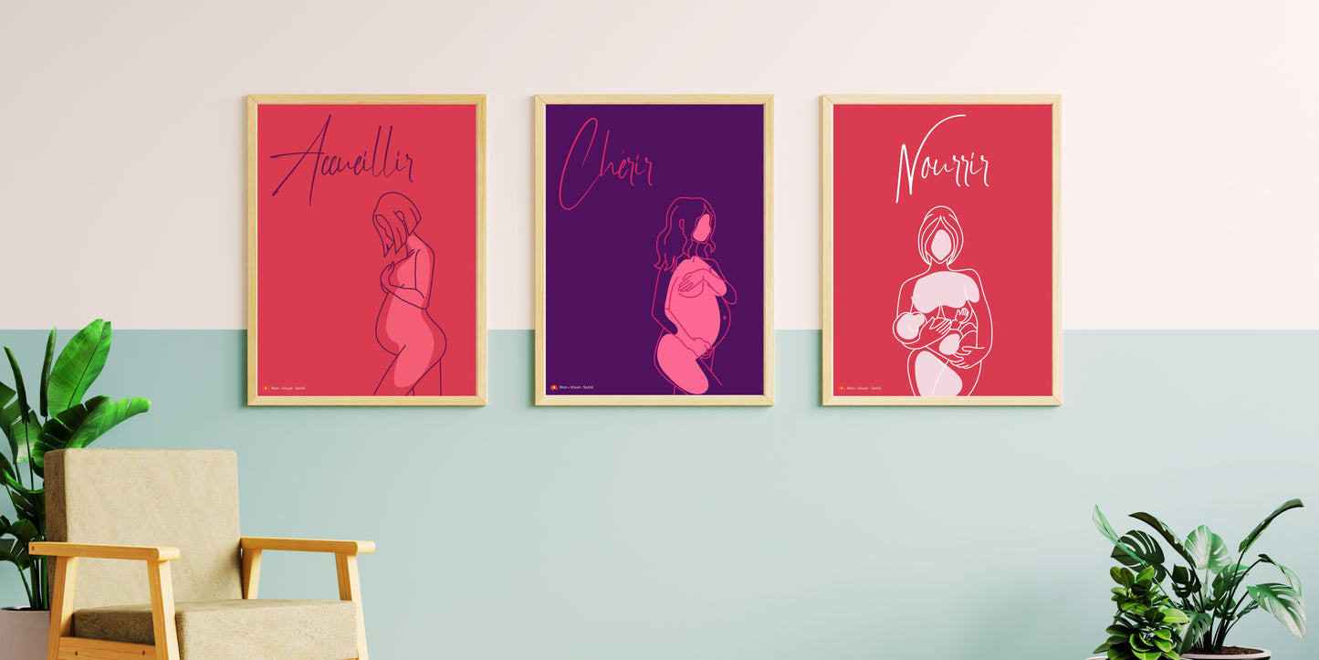 Affiche Instant Maternel - Accueillir