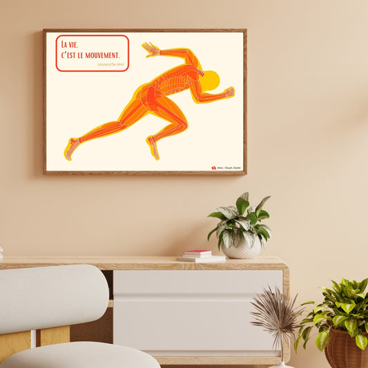 Affiche En Mouvement - Coureur