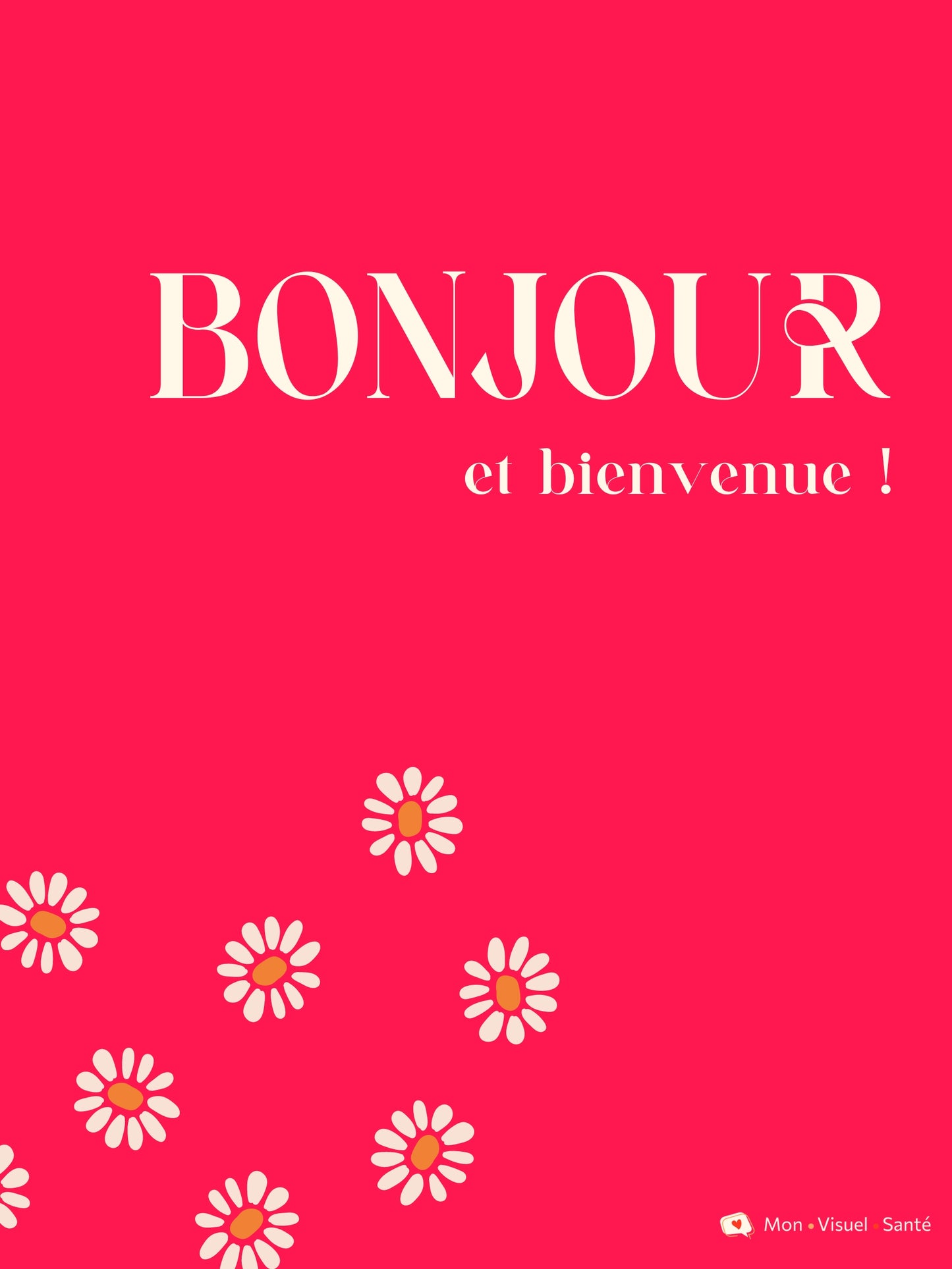 Affiche Bloom - Bonjour