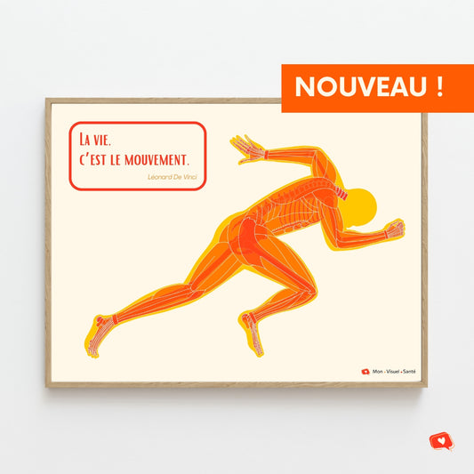 Affiche En Mouvement - Coureur