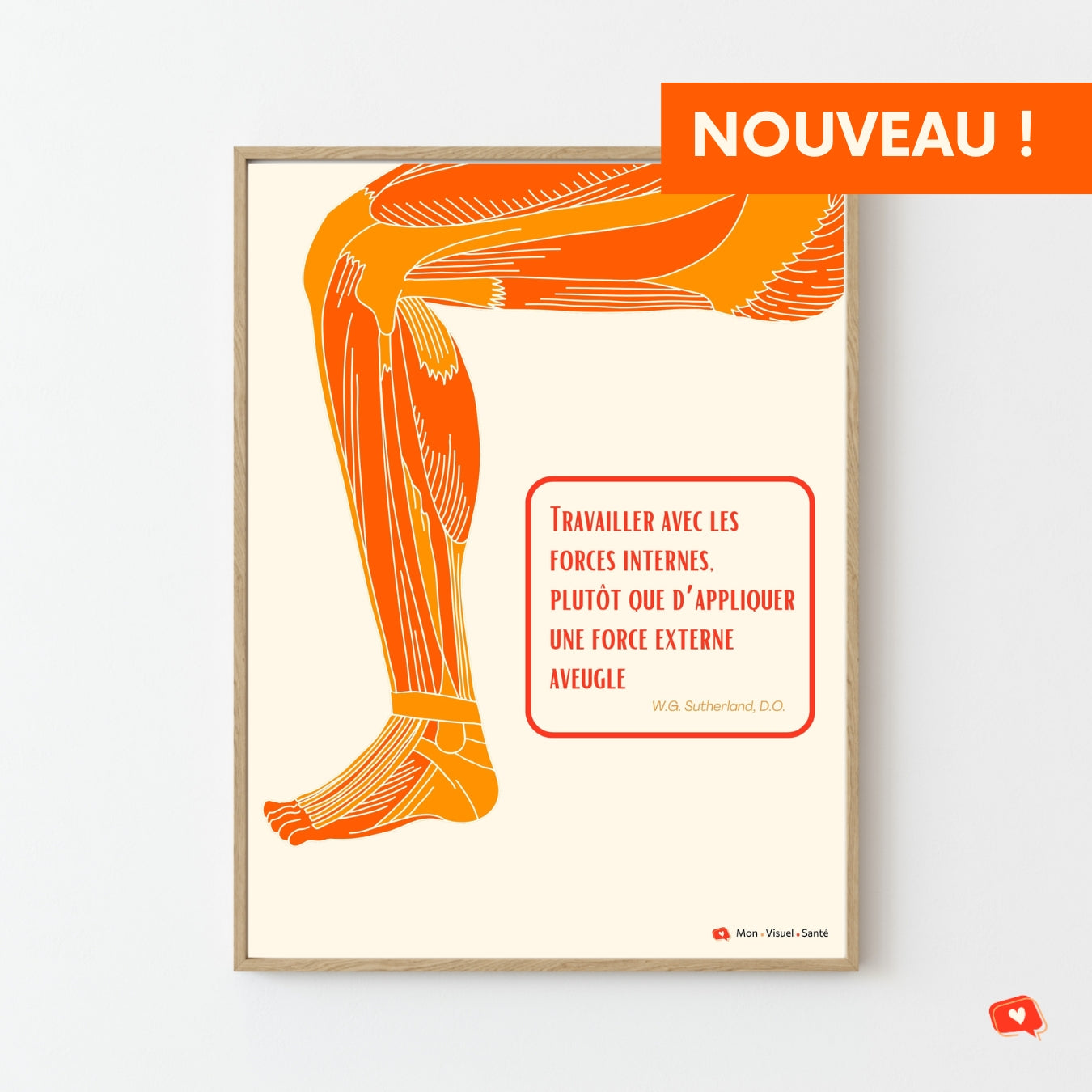 Affiche En Mouvement - Jambe