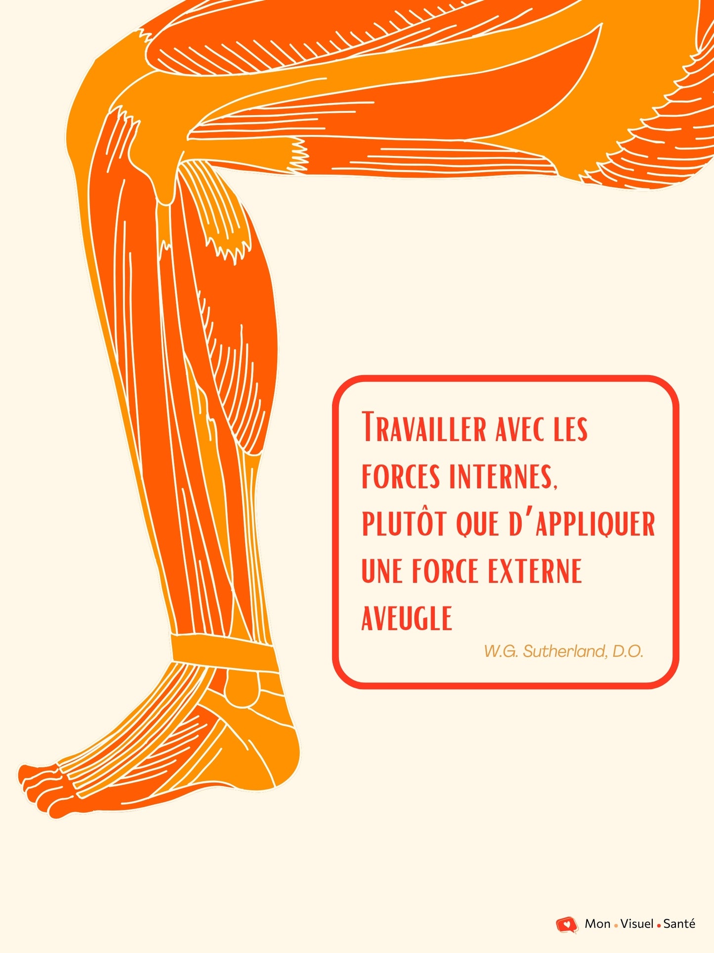 Affiche En Mouvement - Jambe