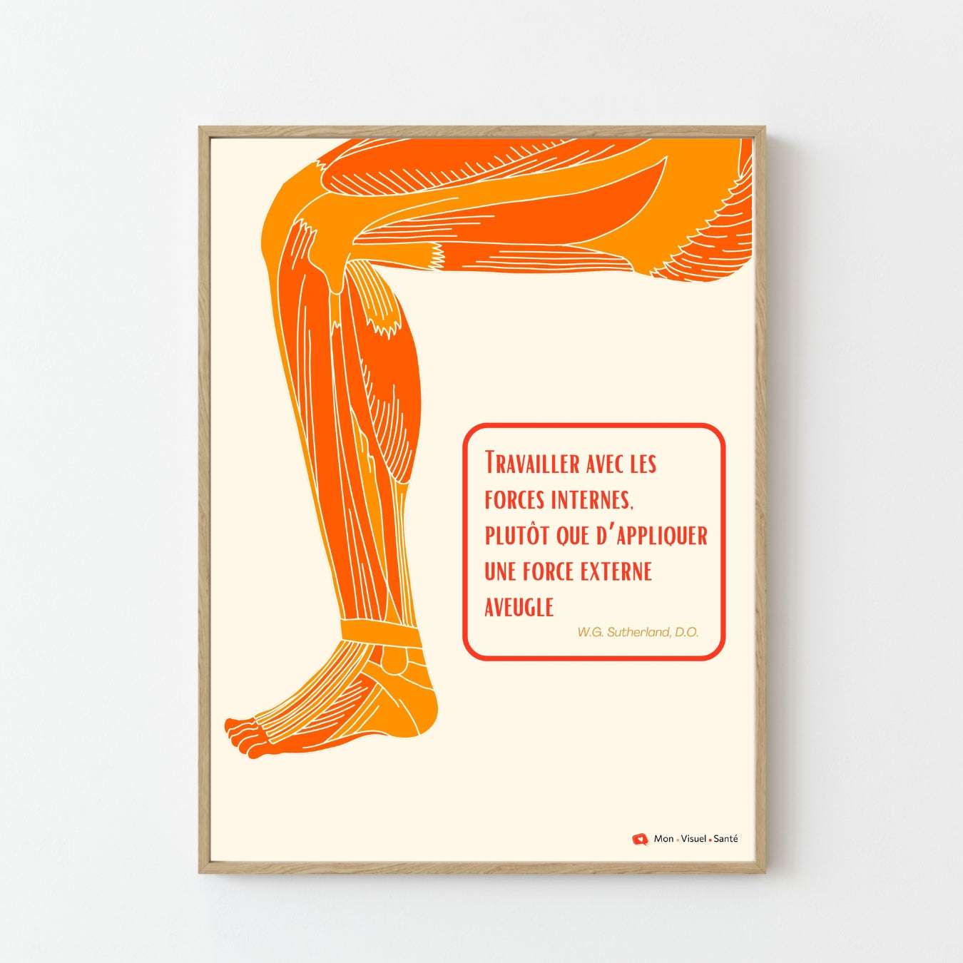 Affiche En Mouvement - Jambe