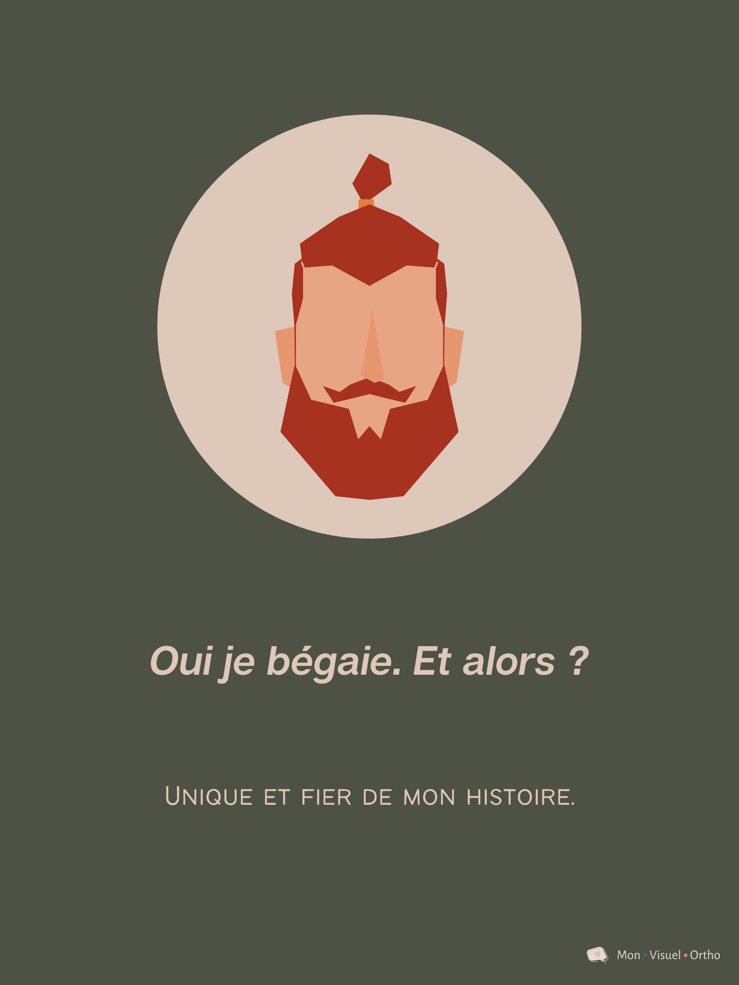 Affiche Je bégaie, et alors ? - Collection Viking