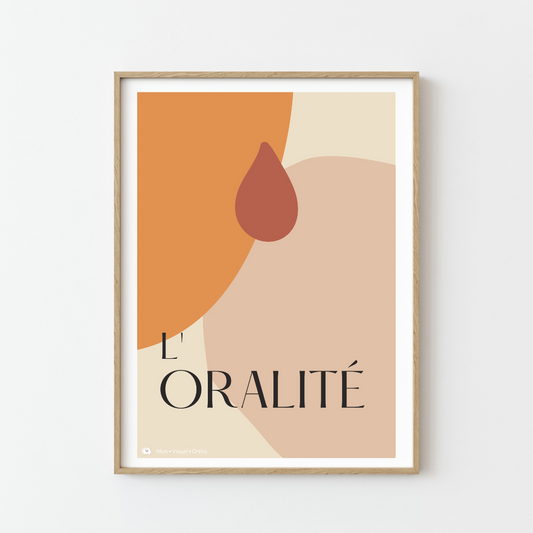 Affiche L'Oralité · Collection Terracotta