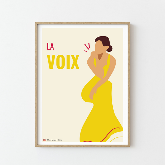 Affiche La Voix · Collection Jazz