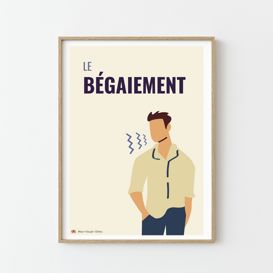 Affiche Le Bégaiement · Collection Jazz