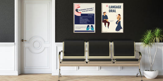 Affiche Le Langage Oral · Collection Jazz