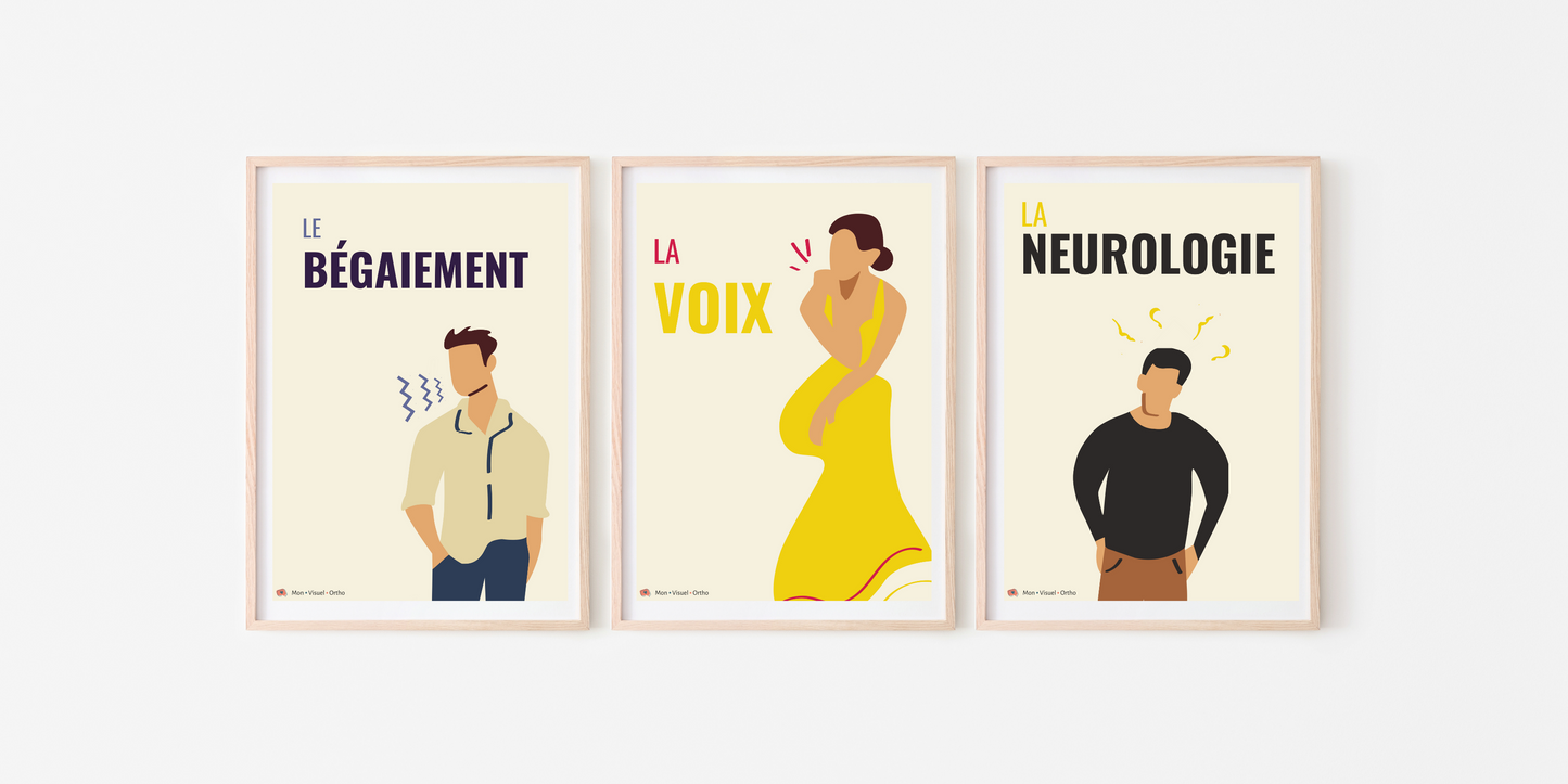 Affiche La Neurologie · Collection Jazz